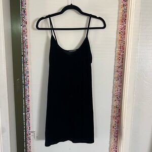 Brandy Melville Black Slip Minidress